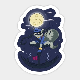 Sly racoon Sticker